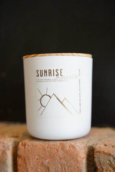 Sunrise on the Mountain Candle